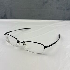 Oakley Spoke 0.5 OX3144-0153 Polished Black Half Rim Eyeglasses FRAMES 53-19-140